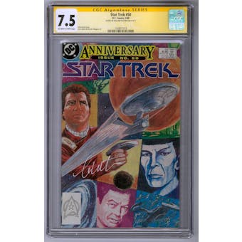 Star Trek #50 CGC 7.5 (OW-W) *1509871019* Signature Series William Shatner