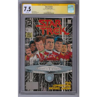 Star Trek #1 CGC 7.5 (W) *1509871021* Signature Series William Shatner