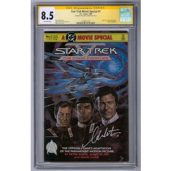Star Trek V Movie Special #1 CGC 8.5 (W) Sig William Shatner *1509871026* SIG - (Hit Parade Inventory)
