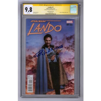 Star Wars Lando #1 Photo Cover CGC 9.8 (W) *1509872002* Signature Series Billy Dee Williams