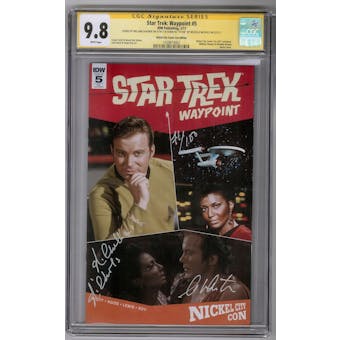 Star Trek: Waypoint #5 CGC 9.8 William Shatner Nichelle Nichols Signature Series (W)
