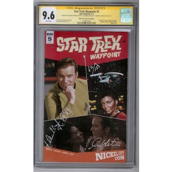 Star Trek: Waypoint #5 CGC 9.6 William Shatner Nichelle Nichols Signature Series (W)