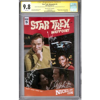 Star Trek: Waypoint #5 CGC 9.8 William Shatner Nichelle Nichols Signature Series (W) *1509875002*