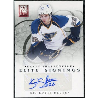 2011/12 Panini Elite Signings #60 Kevin Shattenkirk Autograph