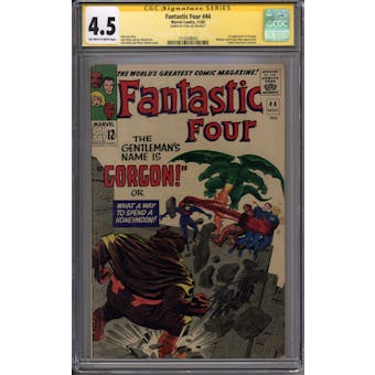 Fantastic Four #44 Stan Lee Siganture Series CGC 4.5 (OW-W) *1510508003