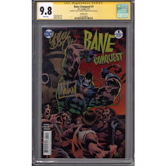 Bane Conquest #1 Chuck Dixon & Graham Nolan Signature Series CGC 9.8 (W) *1511639033*