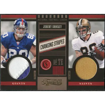 2011 Panini Timeless Treasures Changing Stripes Prime #11 Jeremy Shockey /49