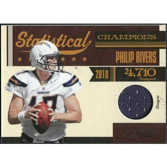 2011 Timeless Treasures Statistical Champions Materials #21 Philip Rivers /100