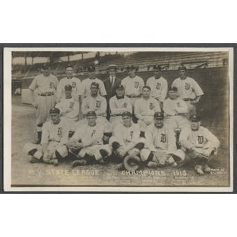 1913 NY State League Champions Binghamton Bingoes Baseball Postcard