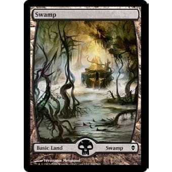 Magic the Gathering Zendikar Single Swamp (#240) Extended Art - NEAR MINT (NM)