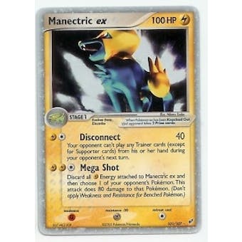 Pokemon Deoxys Single Manectric ex 101/107- MODERATE PLAY (MP)