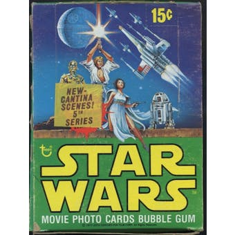 Star Wars 5th Series Wax Box (Topps 1978) (In Series 4 Box)