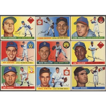 1955 Topps Baseball Starter Set (80 Different) EX