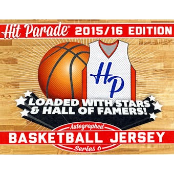 2015/16 Hit Parade Autographed Basketball Jersey Hobby Box - Series 6   Karl Malone and Klay Thompson!!