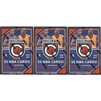 2015/16 Panini Complete Basketball 11-Pack Box (Lot of 3)