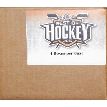 2015/16 Leaf Best Of Hockey Hobby 4-Box Case