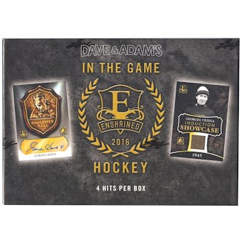 2015/16 Leaf Enshrined Edition Hockey Hobby Box
