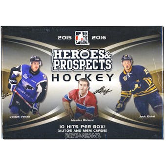 2015/16 Leaf Heroes & Prospects Hockey Hobby Box