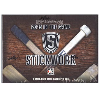 2015/16 Leaf In The Game Stickwork Hockey Hobby Box