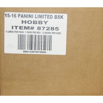 2015/16 Panini Limited Basketball Hobby 12-Box Case