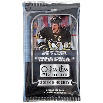 2015/16 Upper Deck O-Pee-Chee Platinum Hockey Hobby Pack