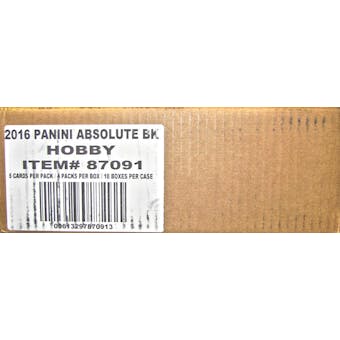 2015/16 Panini Absolute Basketball Hobby 10-Box Case