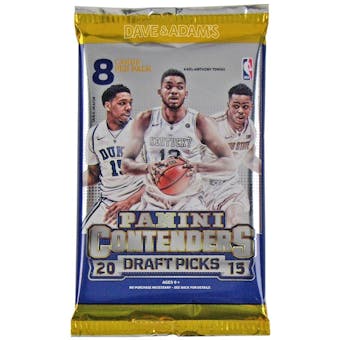 2015/16 Panini Contenders Draft Picks Basketball Hobby Pack