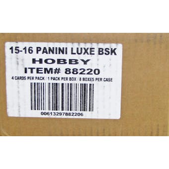 2015/16 Panini Luxe Basketball Hobby 8-Box Case