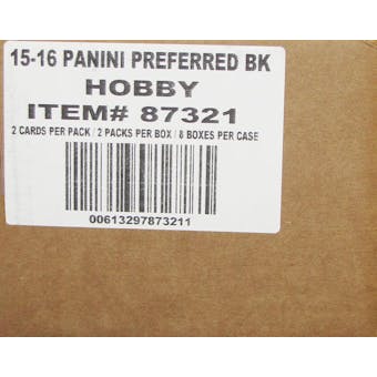 2015/16 Panini Preferred Basketball Hobby 8-Box Case