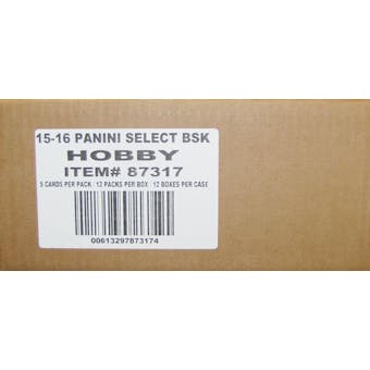 2015/16 Panini Select Basketball Hobby 12-Box Case