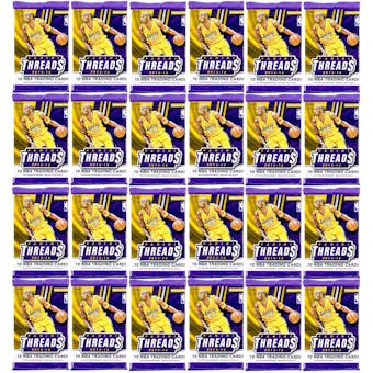 2015/16 Panini Threads Basketball Retail Pack (Lot of 24 = 1 Box)