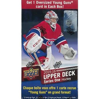 2015/16 Upper Deck Series 1 Hockey 10-Pack Blaster Box