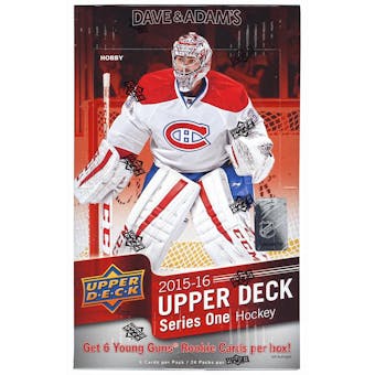 2015/16 Upper Deck Series 1 Hockey 12-Box Hobby Case - DACW Live 30 Spot Random Team Break #4