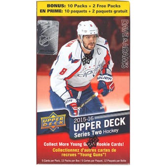 2015/16 Upper Deck Series 2 Hockey 12-Pack Blaster Box