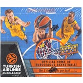 2015/16 Upper Deck Euroleague Basketball Hobby Box (Reed Buy)