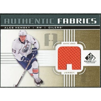 2011/12 Upper Deck SP Game Used Authentic Fabrics Gold #AFAH1 Ales Hemsky A C