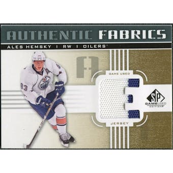 2011/12 Upper Deck SP Game Used Authentic Fabrics Gold #AFAH2 Ales Hemsky E C