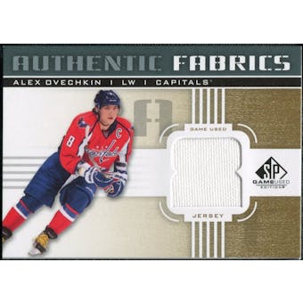 2011/12 Upper Deck SP Game Used Authentic Fabrics Gold #AFAO1 Alexander Ovechkin 8 C