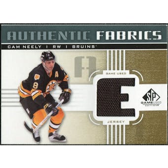 2011/12 Upper Deck SP Game Used Authentic Fabrics Gold #AFCN2 Cam Neely E D