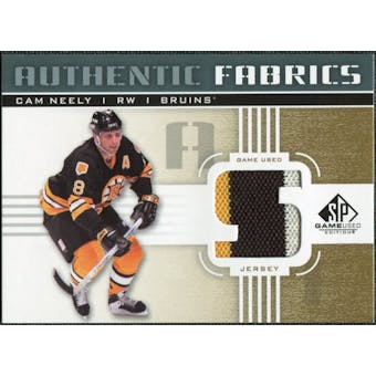 2011/12 Upper Deck SP Game Used Authentic Fabrics Gold #AFCN3 Cam Neely S C