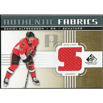 2011/12 Upper Deck SP Game Used Authentic Fabrics Gold #AFDA4 Daniel Alfredsson S D