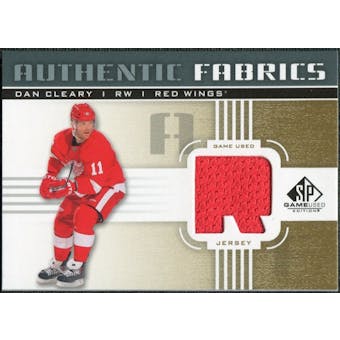 2011/12 Upper Deck SP Game Used Authentic Fabrics Gold #AFDC2 Dan Cleary R D