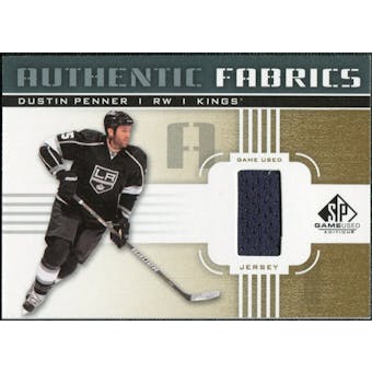 2011/12 Upper Deck SP Game Used Authentic Fabrics Gold #AFDU2 Dustin Penner I D