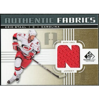 2011/12 Upper Deck SP Game Used Authentic Fabrics Gold #AFES4 Eric Staal N C