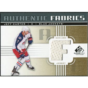 2011/12 Upper Deck SP Game Used Authentic Fabrics Gold #AFJC2 Jeff Carter F C