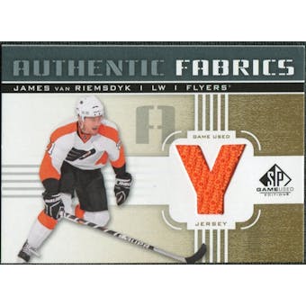 2011/12 Upper Deck SP Game Used Authentic Fabrics Gold #AFJV4 James van Riemsdyk Y C
