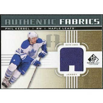 2011/12 Upper Deck SP Game Used Authentic Fabrics Gold #AFKE1 Phil Kessel A C
