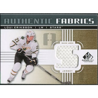 2011/12 Upper Deck SP Game Used Authentic Fabrics Gold #AFLE3 Loui Eriksson S D