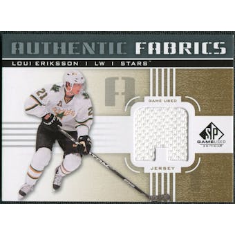 2011/12 Upper Deck SP Game Used Authentic Fabrics Gold #AFLE1 Loui Eriksson A C