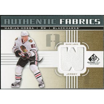 2011/12 Upper Deck SP Game Used Authentic Fabrics Gold #AFMH4 Marian Hossa W C